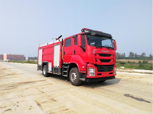 Fire sprinkler truck