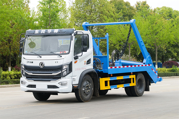 Дунфэн 6CBM мусоровоз с поворотным рычагом ПРР/левостороннее управление мусоровоз с загрузкой для сбора отходов для горячей продажи