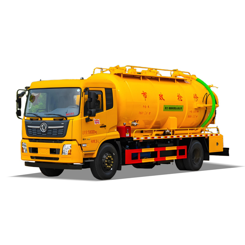 Дунфэн Тяньцзинь 4×2 14,5 м³ комбинированная машина для прочистки канализации