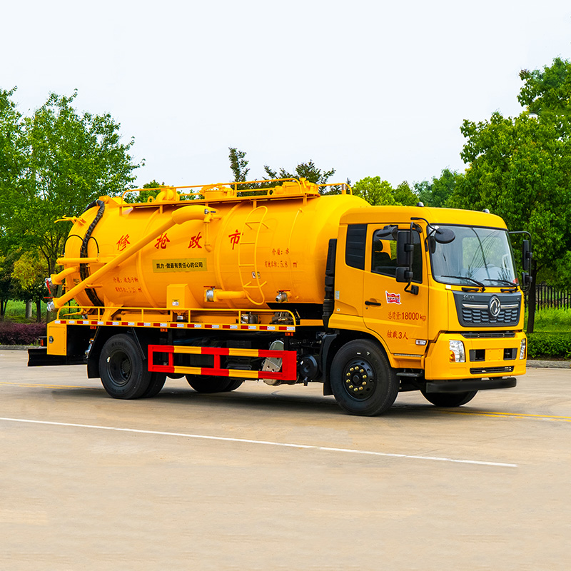Дунфэн Тяньцзинь 4×2 14,5 м³ комбинированная машина для прочистки канализации