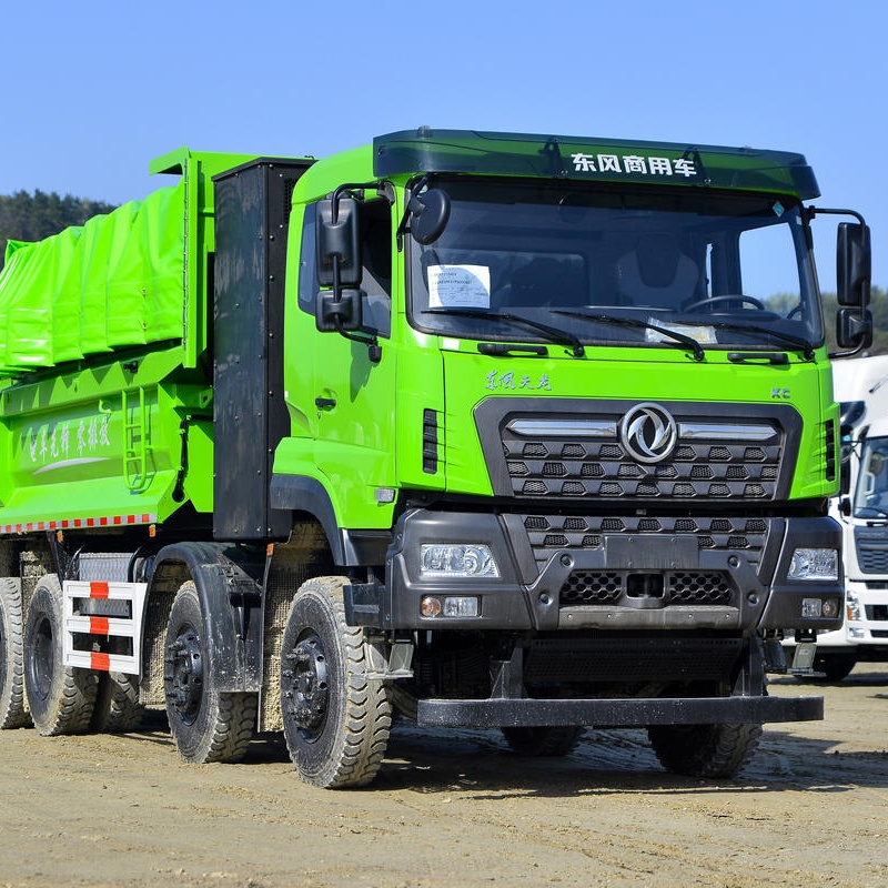 Дунфэн Коммерческий автомобиль Тяньлун КС 8X4 6m Чистый электрический самосвал