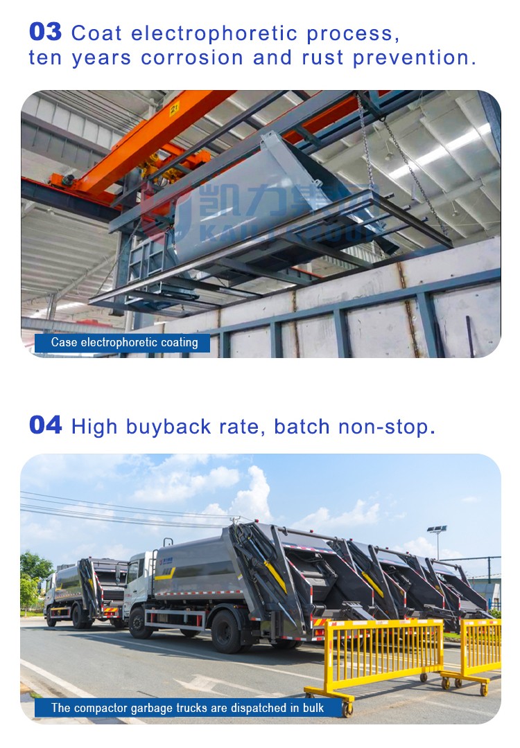 Electric Bucket Garbage Truck