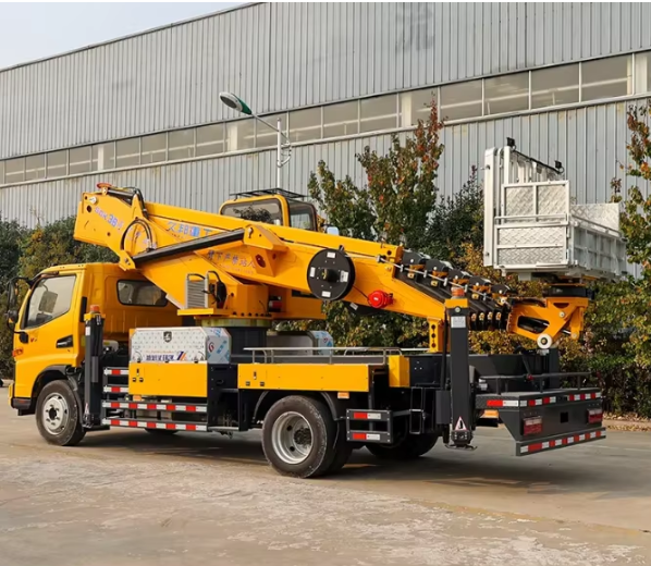 Aerial Manlift Work Platform Truck