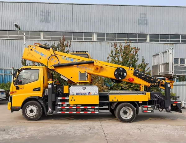 Aerial Manlift Work Platform Truck