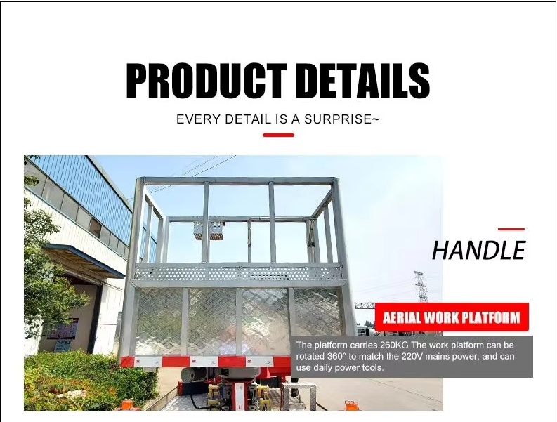 Aerial Manlift Work Platform Truck