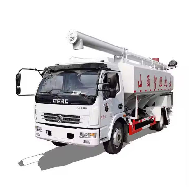 8 Ton Feed Truck Farm Poultry Bulk Grain Feed Haul Tank Truck