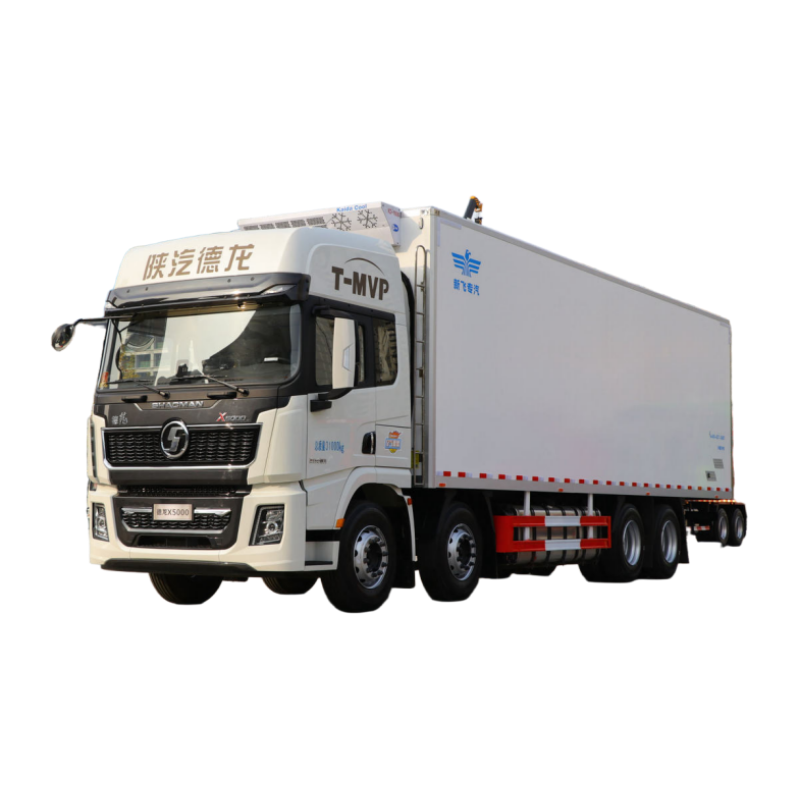 Camión frigorífico Shaanxi Auto Heavy Duty Delong X5000 8X4 de 9,4 metros