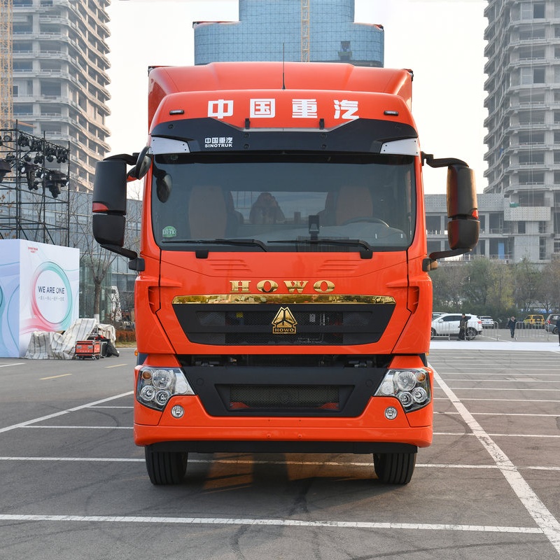 Sinotruk HOWO TX7 PRO Flagship Edition, diésel de 6,9 ​​L, 290 caballos de fuerza, 4x2, transmisión automática Sinotruk AMT de 10 velocidades, camión caja de 9,6 metros
