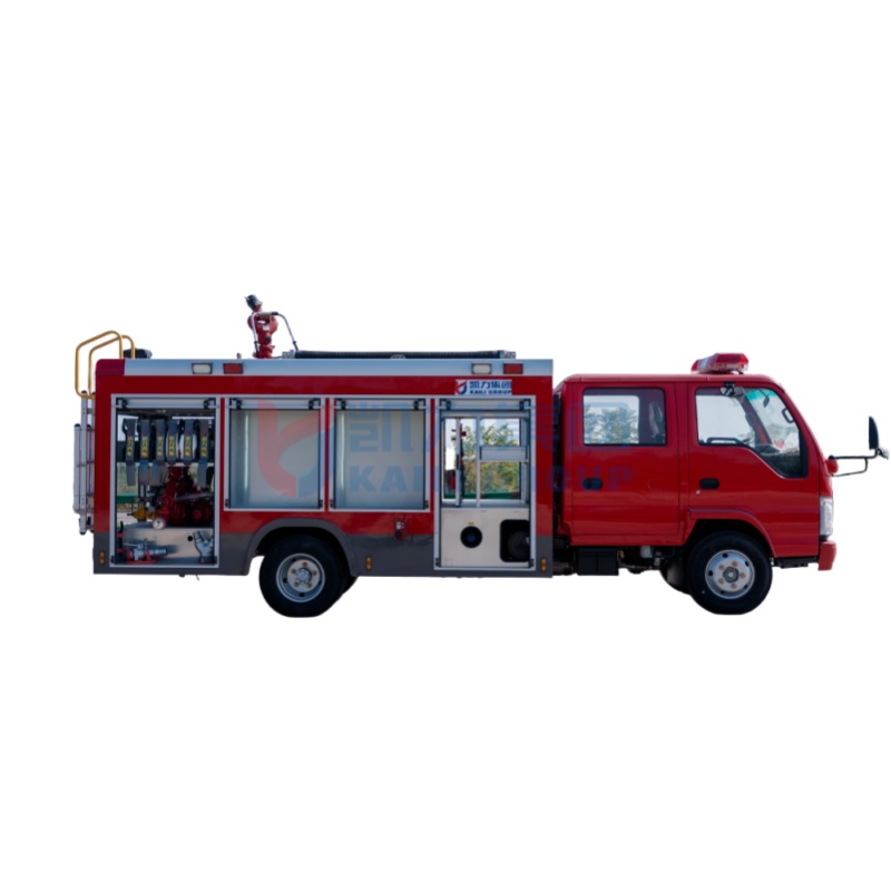 Camión de bomberos de espuma Kailifeng Isuzu 600P de 2 metros cúbicos