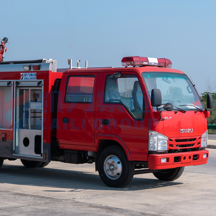 Camión de bomberos de espuma Kailifeng Isuzu 600P de 2 metros cúbicos
