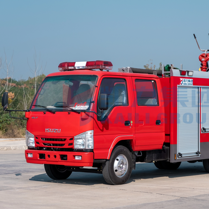 Camión de bomberos de espuma Kailifeng Isuzu 600P de 2 metros cúbicos
