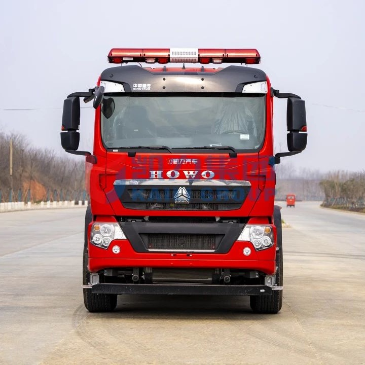 Camión de bomberos de espuma de 18 metros cúbicos con eje trasero doble Kailifeng Sinotruk HOWO