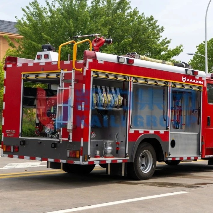Camión de bomberos de espuma Kailifeng Isuzu 700P de 4 metros cúbicos