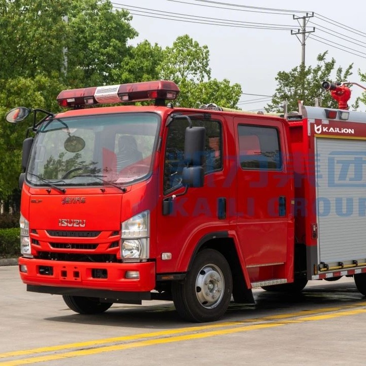 Camión de bomberos de espuma Kailifeng Isuzu 700P de 4 metros cúbicos