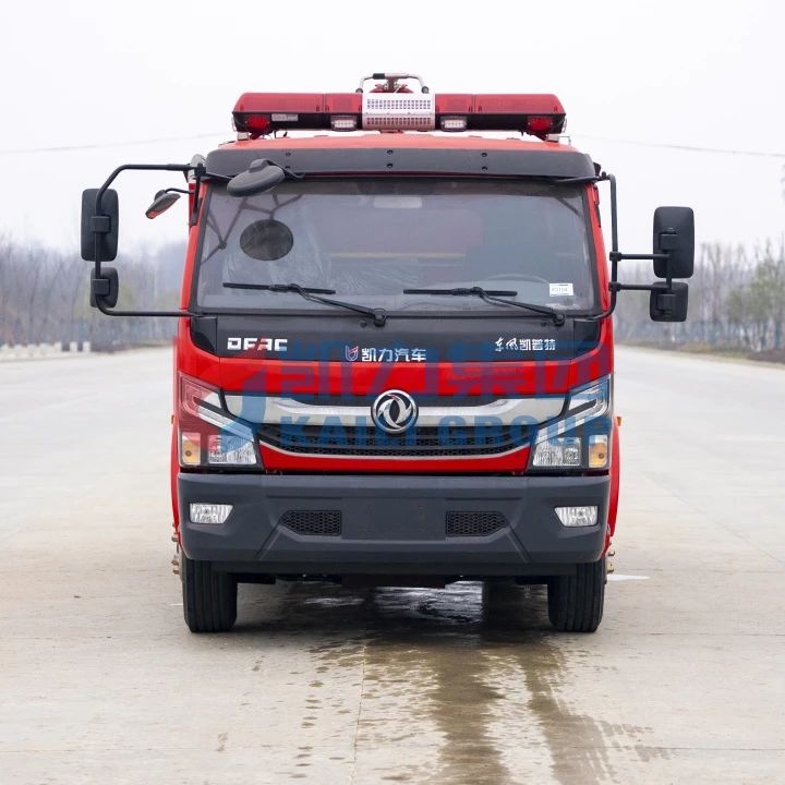 Camión contra incendios de espuma Kailifeng Dongfeng Caput de 5 metros cúbicos