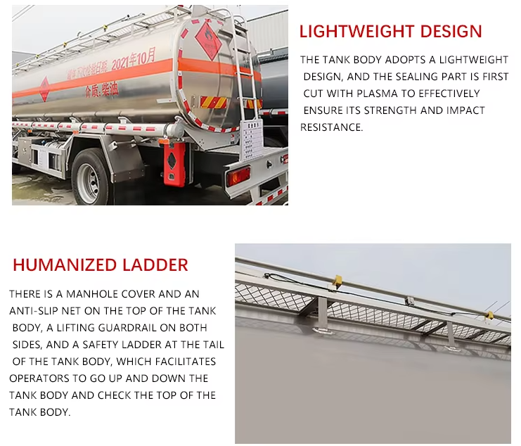 Aluminum Alloy Diesel Tanker Truck