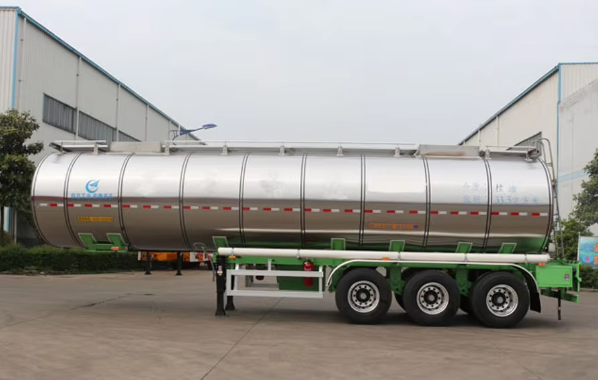fuel delivery tank truck