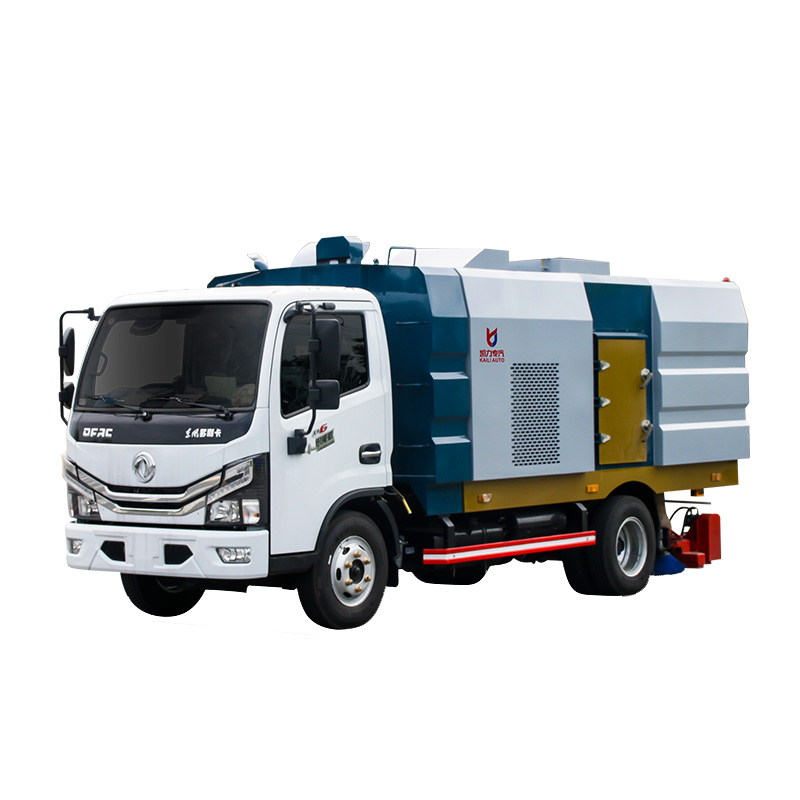 Mabigat na polusyon Dust Tank Pinagsama ang Dry at Wet Surface Street Road Sweeper at Vacuum Suction Truck