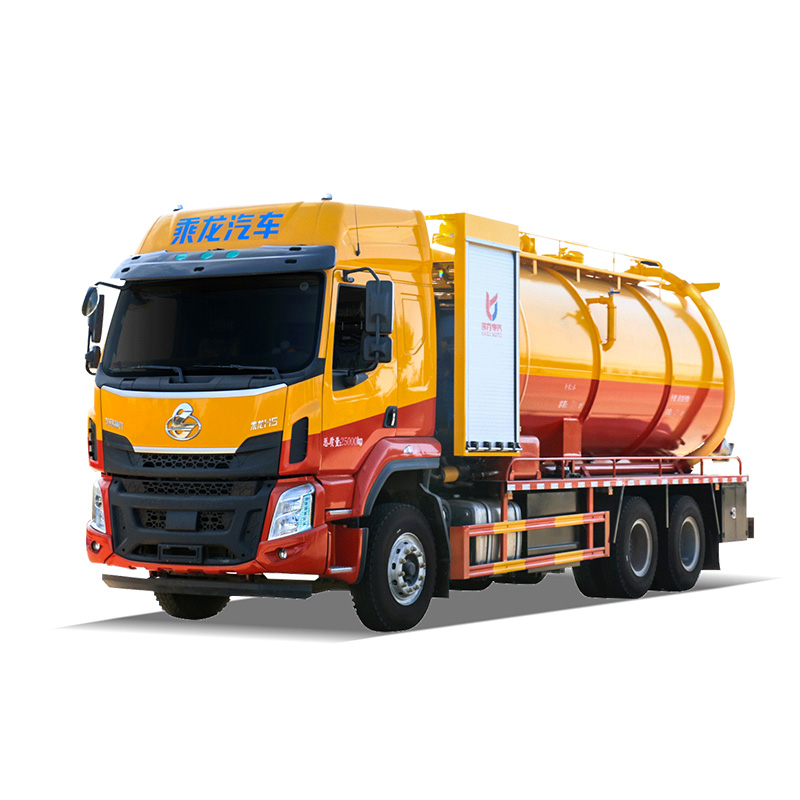Liuqi 6*4 high pressure cleaning at suction truck