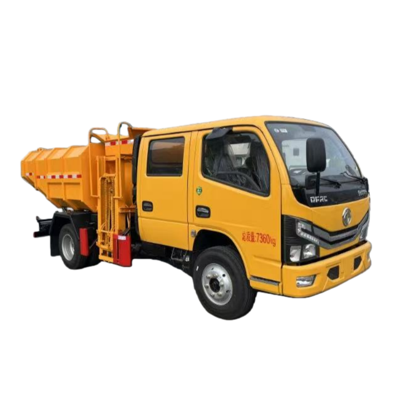 Double-row Sludge Dump Truck, Hook-lift Garbage Truck