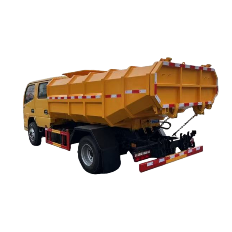 Side-loading garbage truck Side-loading garbage truck