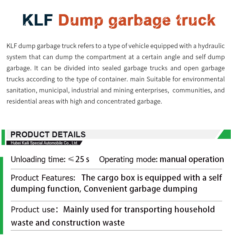 Hook-lift Garbage Truck Hook-lift Garbage Truck