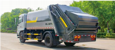 garbage compactor truck