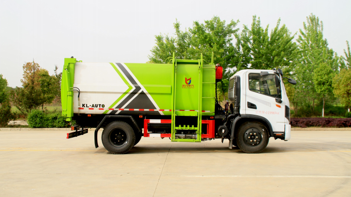 Truk Sampah Kompresi Pemuat Samping Kailifeng Huashen T3 9cbm – KLF5121ZZZE6