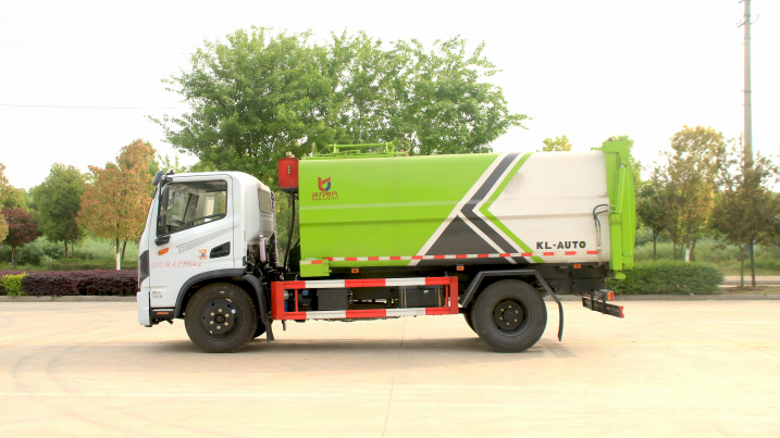 Truk Sampah Kompresi Pemuat Samping Kailifeng Huashen T3 9cbm – KLF5121ZZZE6