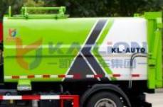 garbage compactor truck