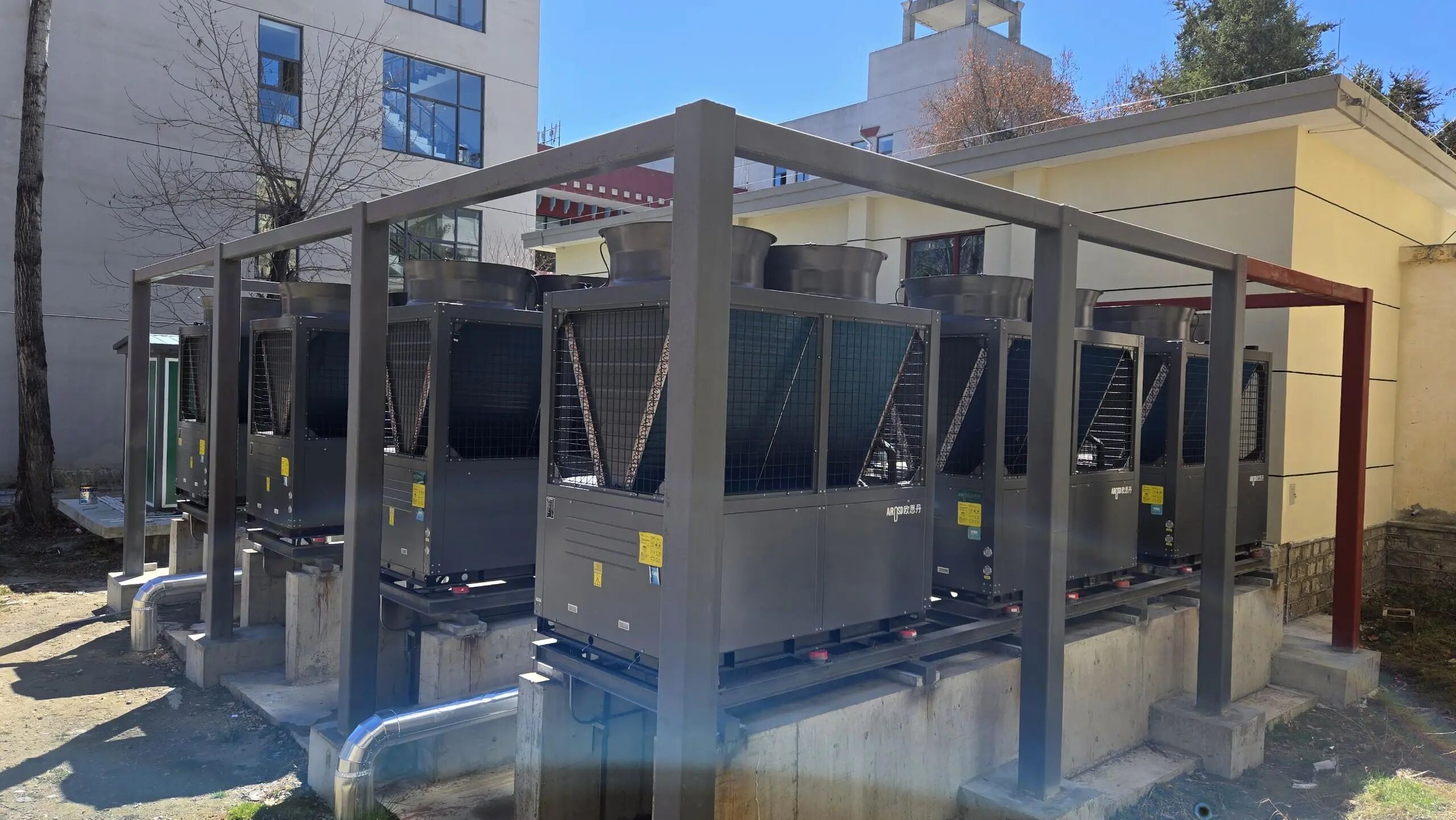 AIROSD sets 194,000m² Tibet school clean heat