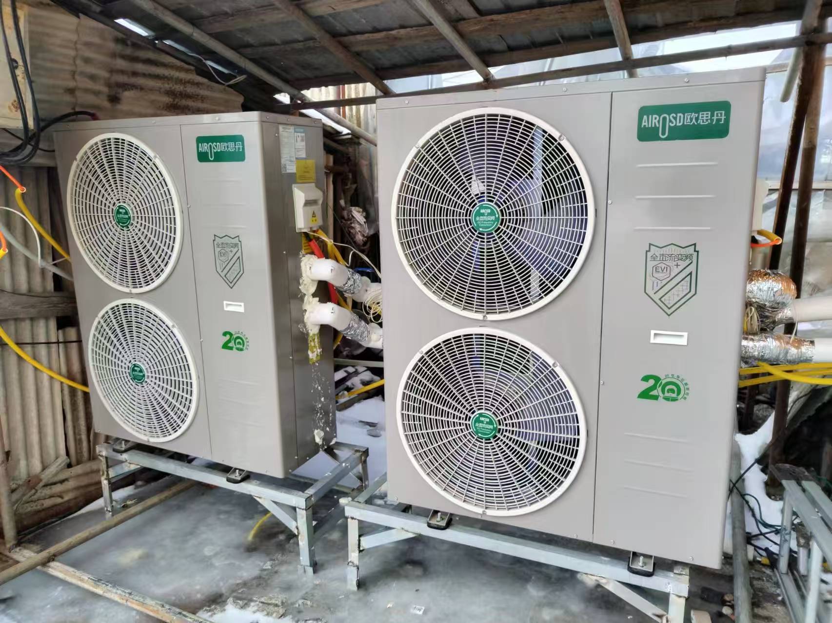 Heating and cooling heat pumps