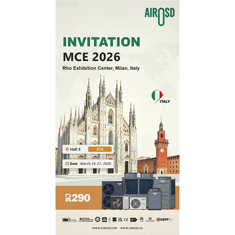 AIROSD Showcases Heat Pump Solutions MCE 2026 Milan