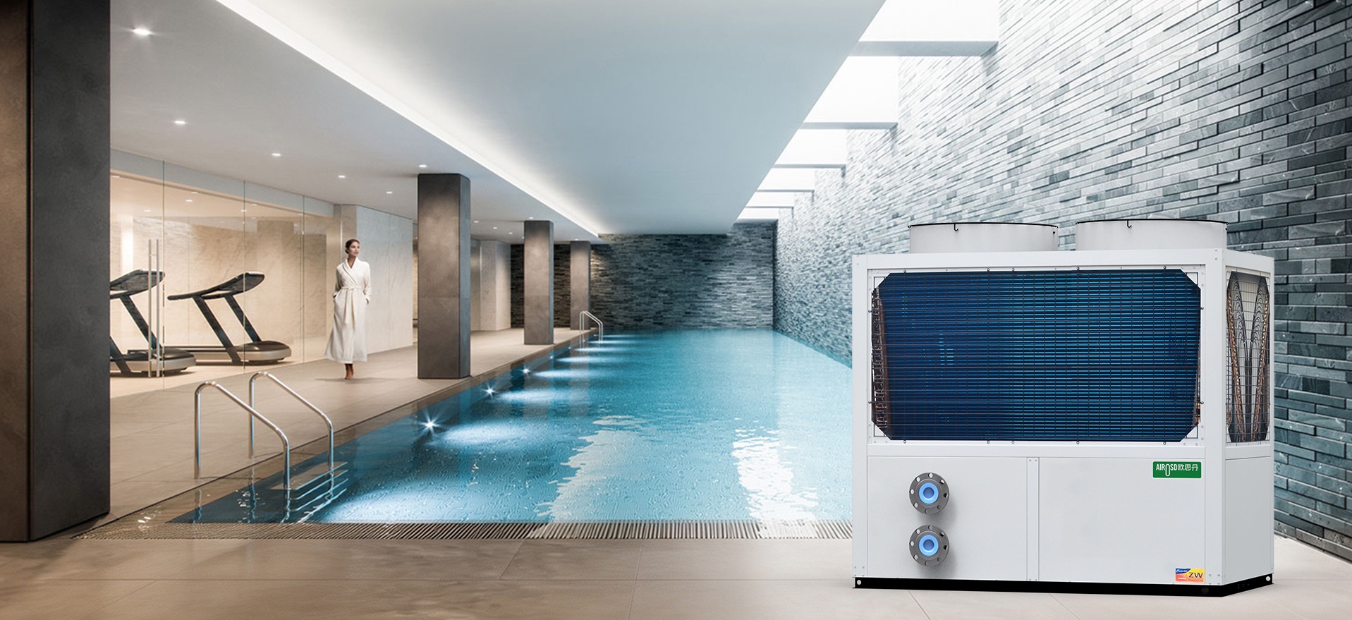 240kW Pool Heating System