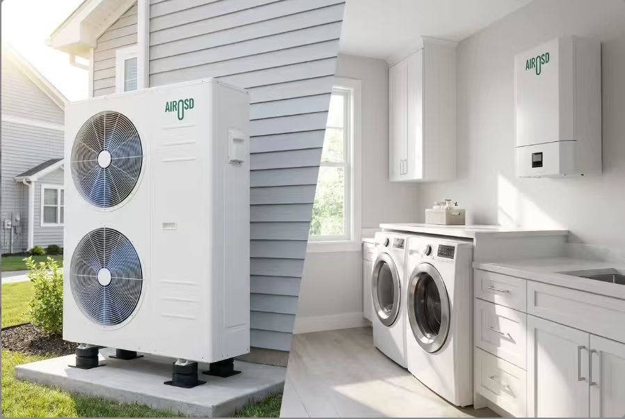 heat pump and central air heat pump and central air