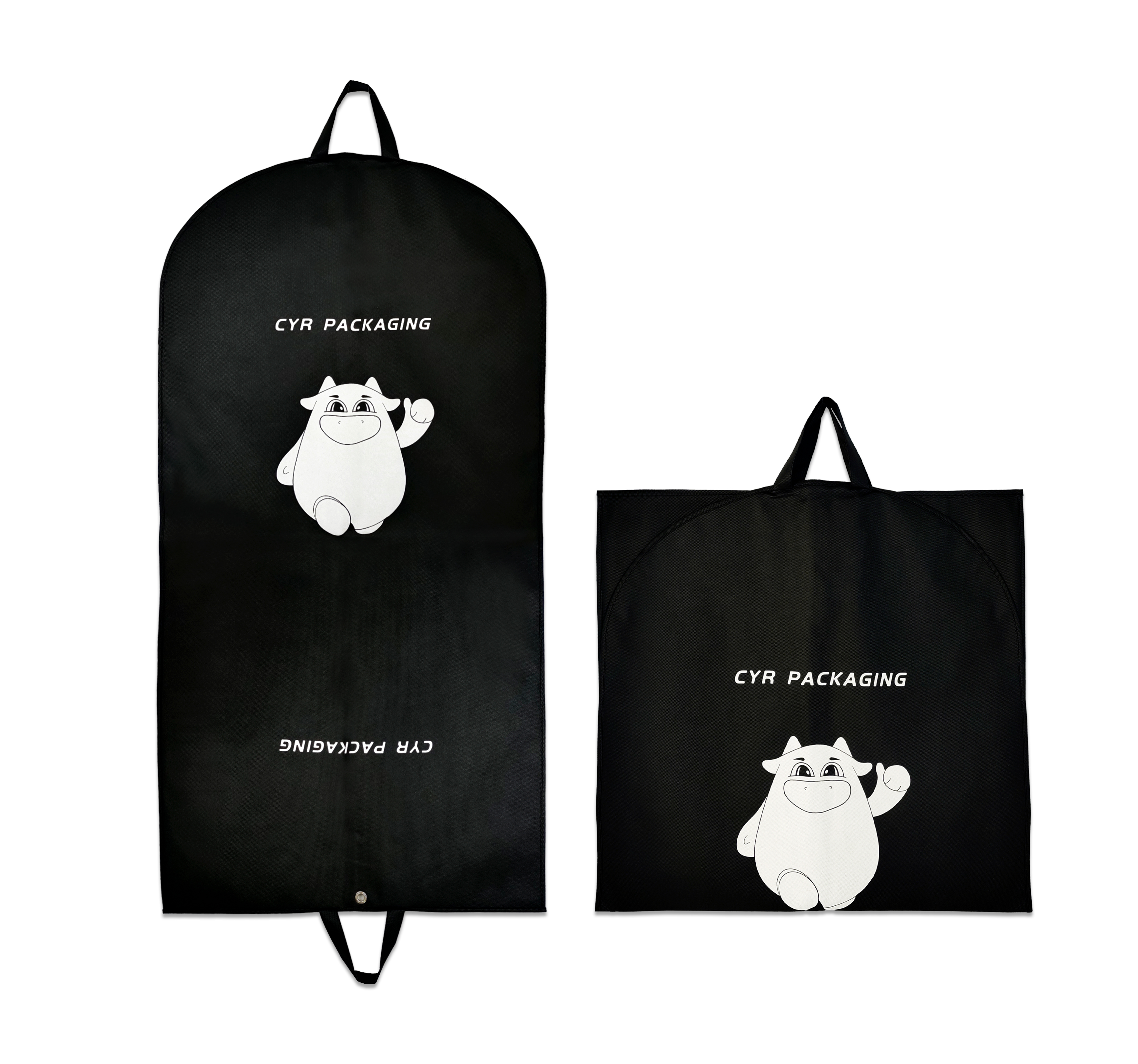 Black Garment Cover With Logo