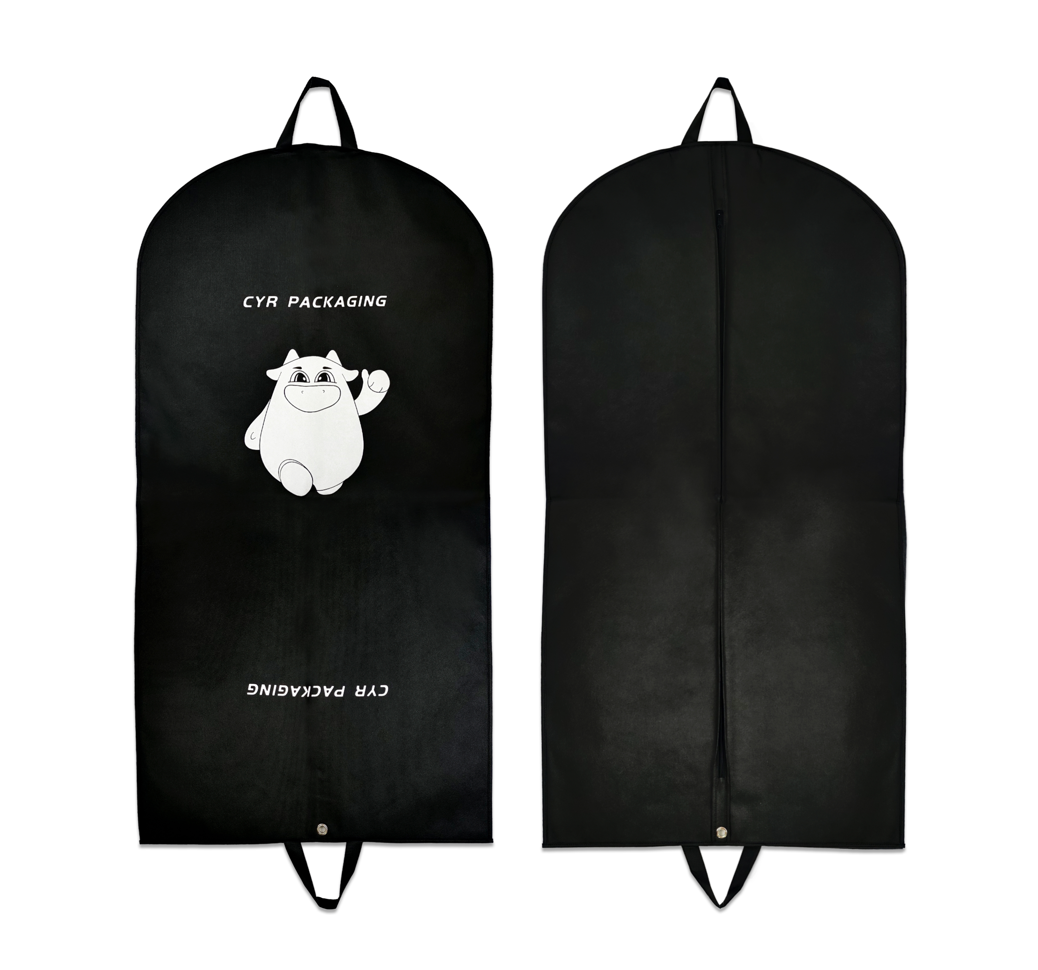 Black Garment Cover With Logo