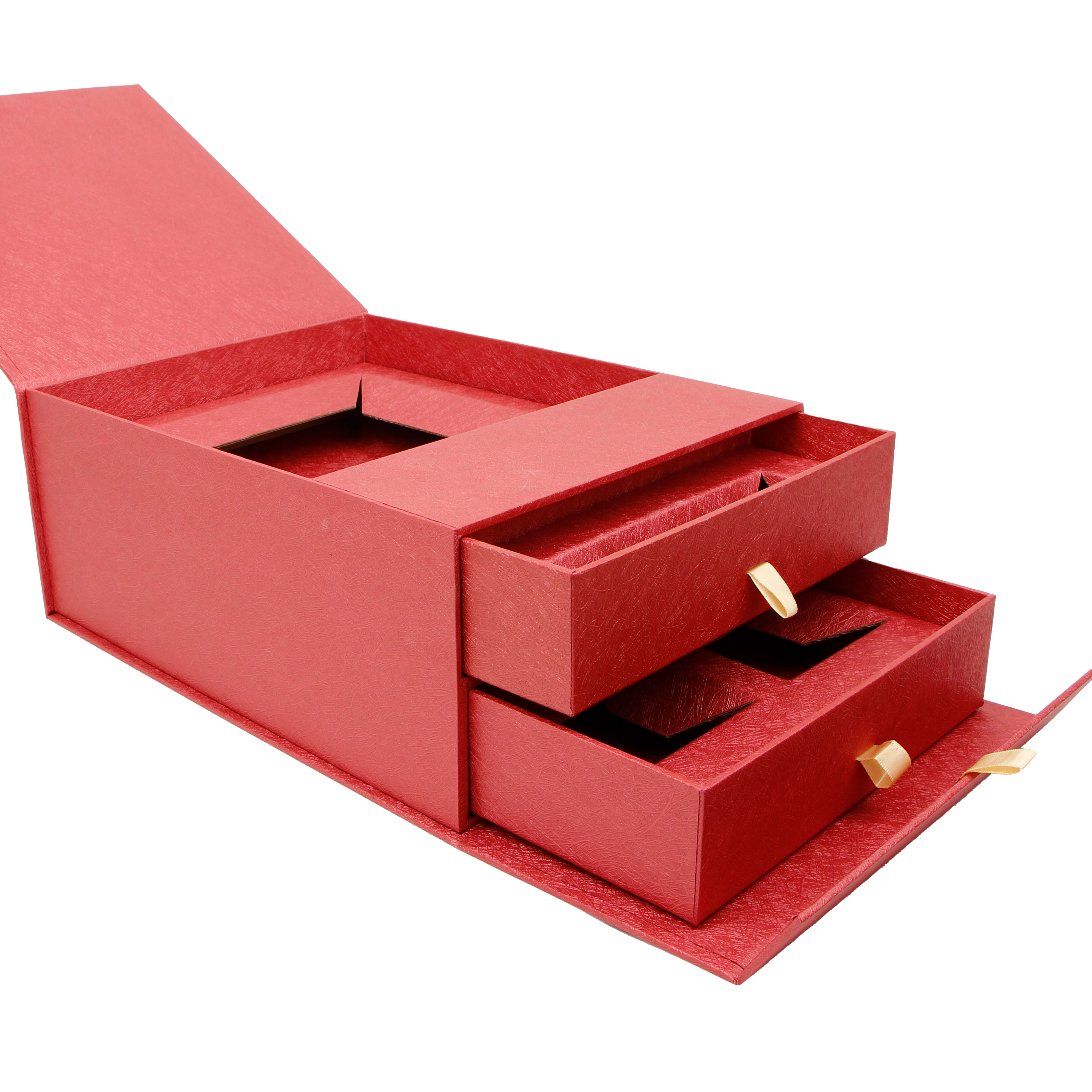 Red Luxury Drawer Paper Box