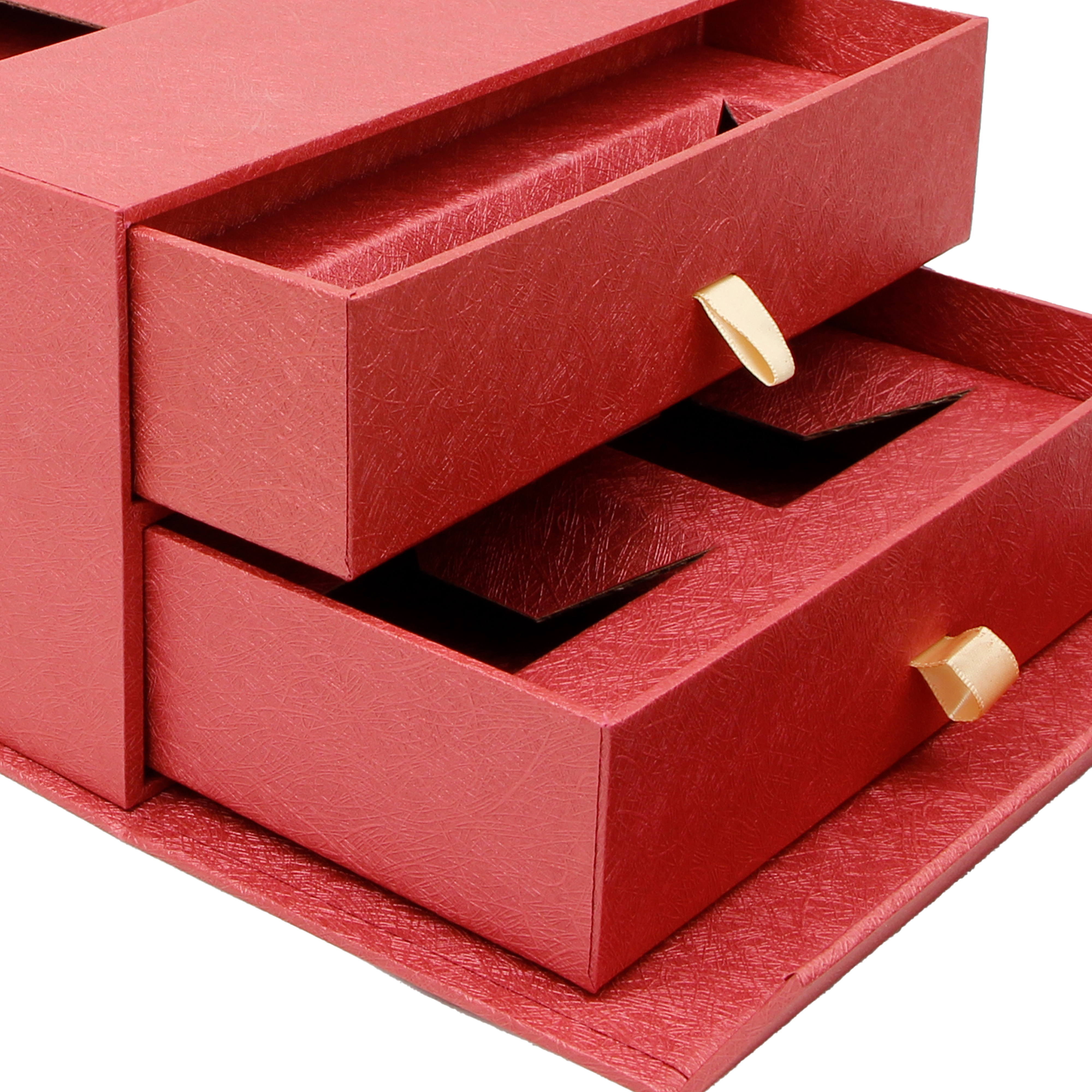 Red Luxury Drawer Paper Box