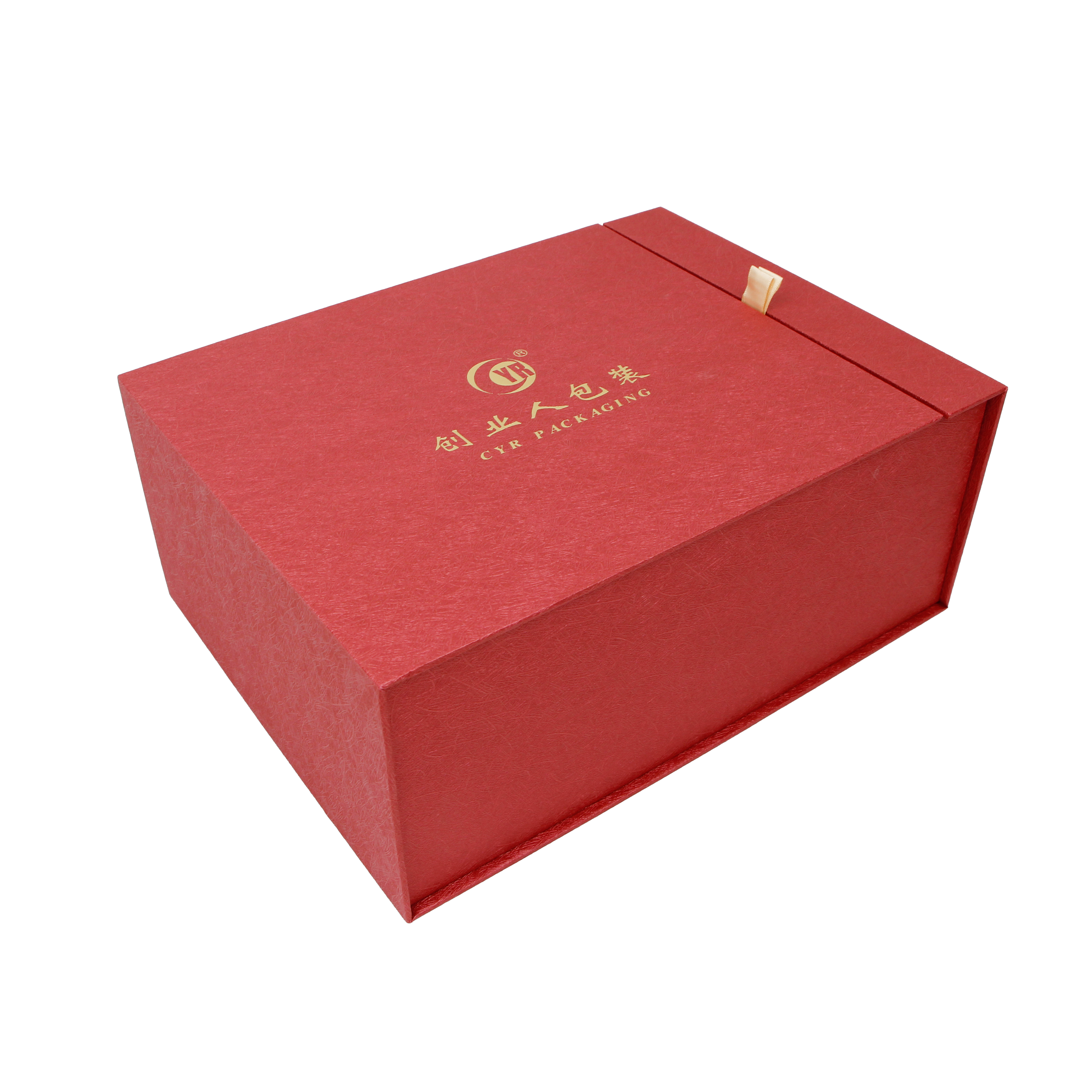 Red Luxury Drawer Paper Box