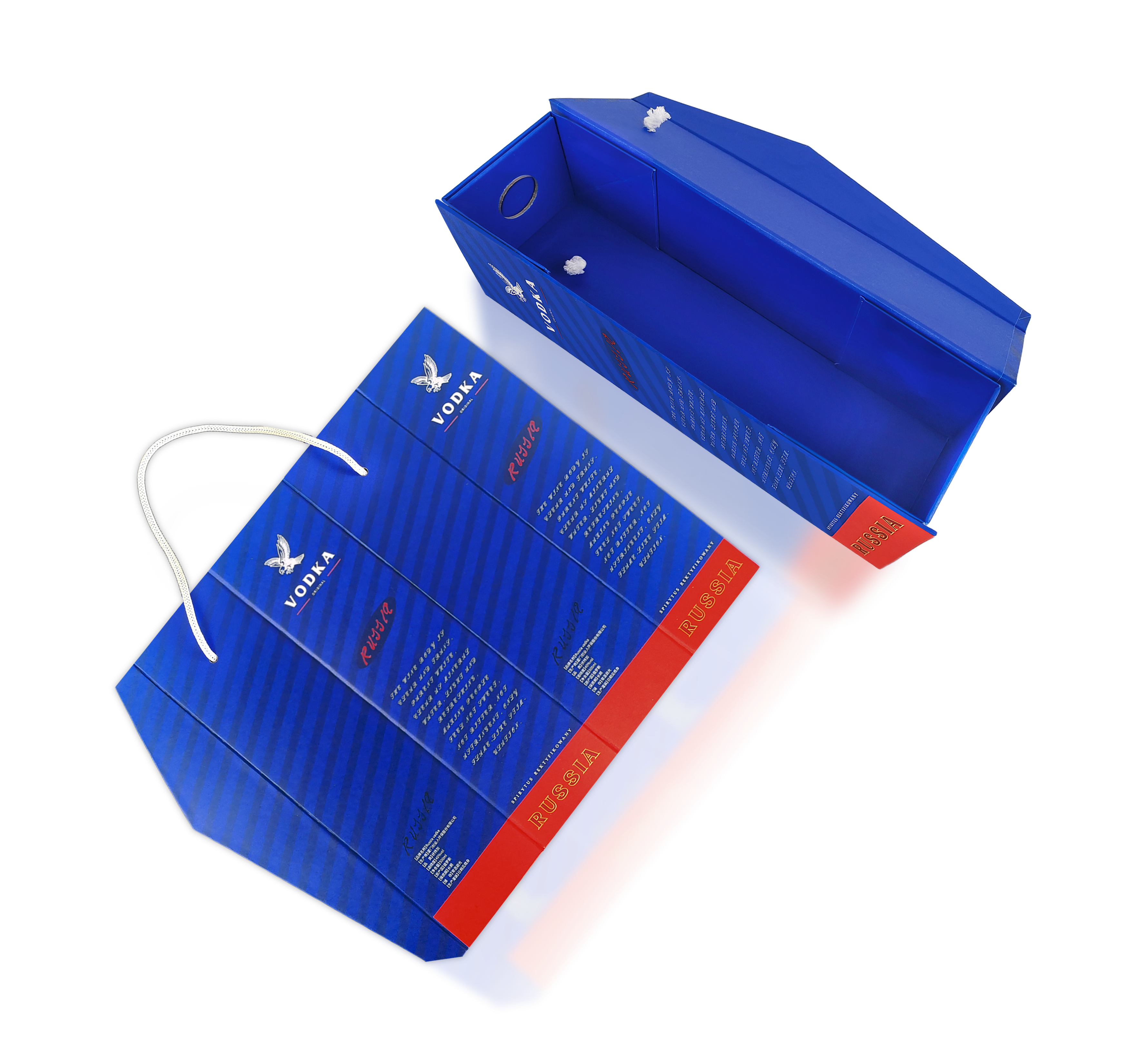 Foldable Red Wine Box For Single Bottle