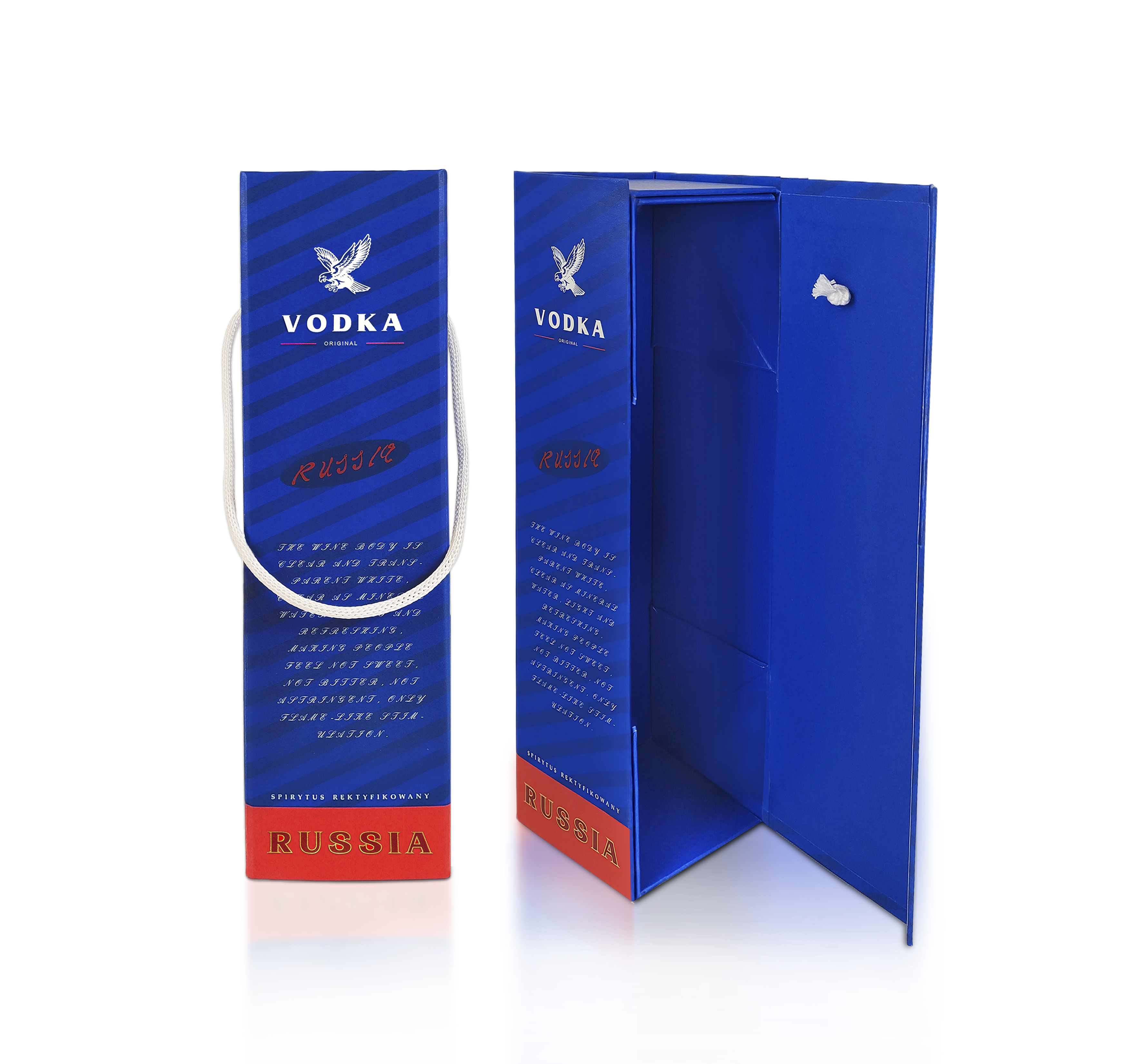 Foldable Red Wine Box For Single Bottle