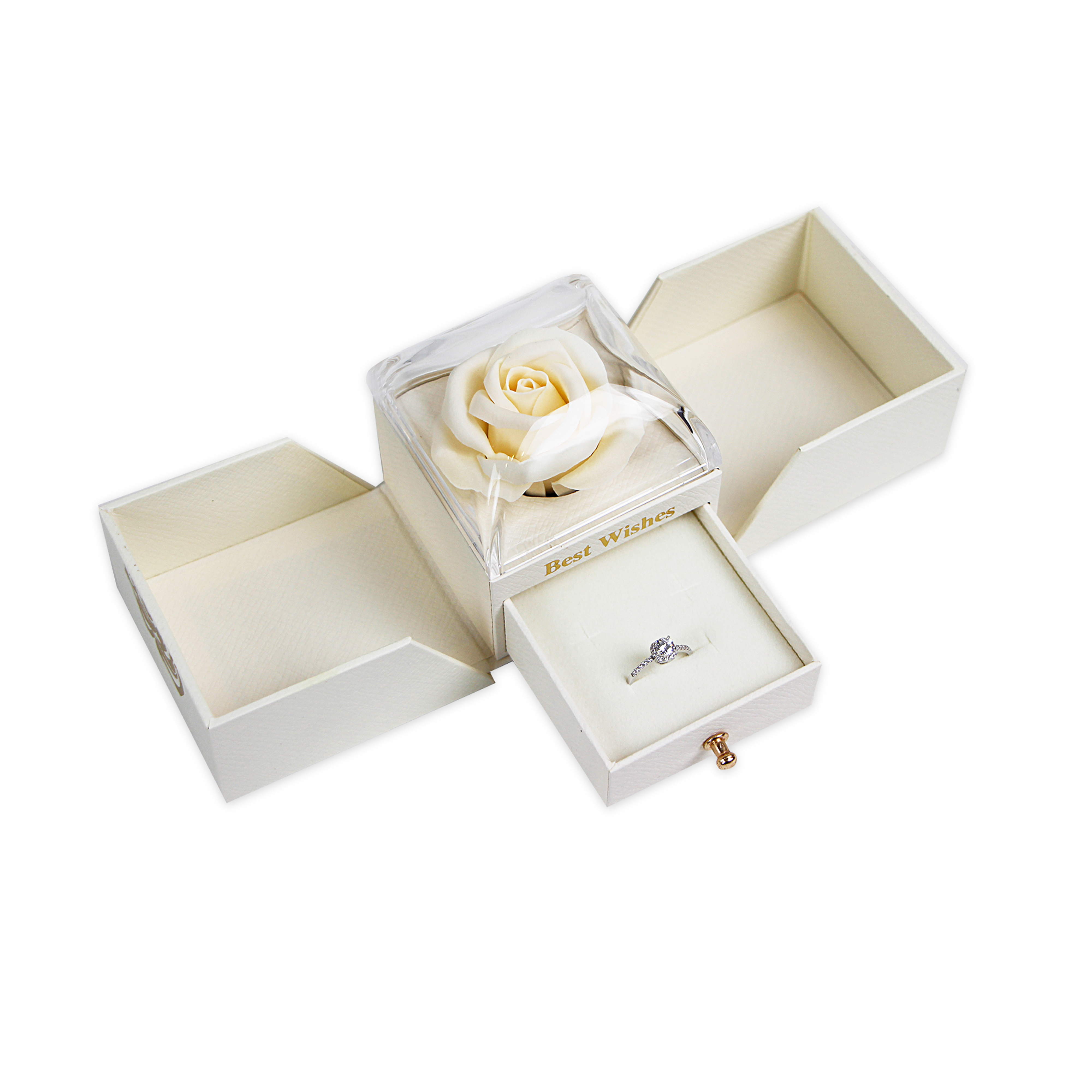 Luxury Diamond Ring Box