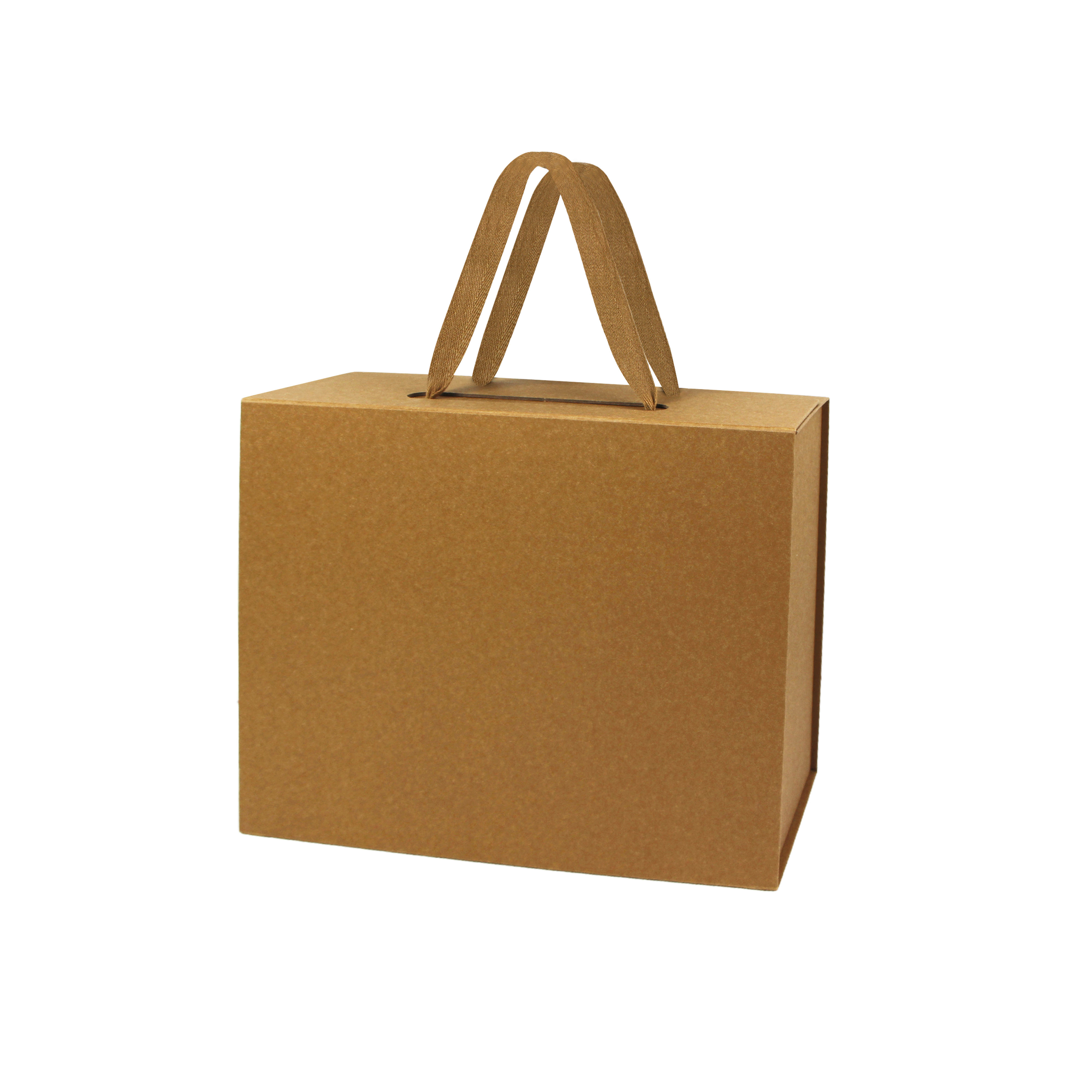 Brown Kraft Box Bag With Handle