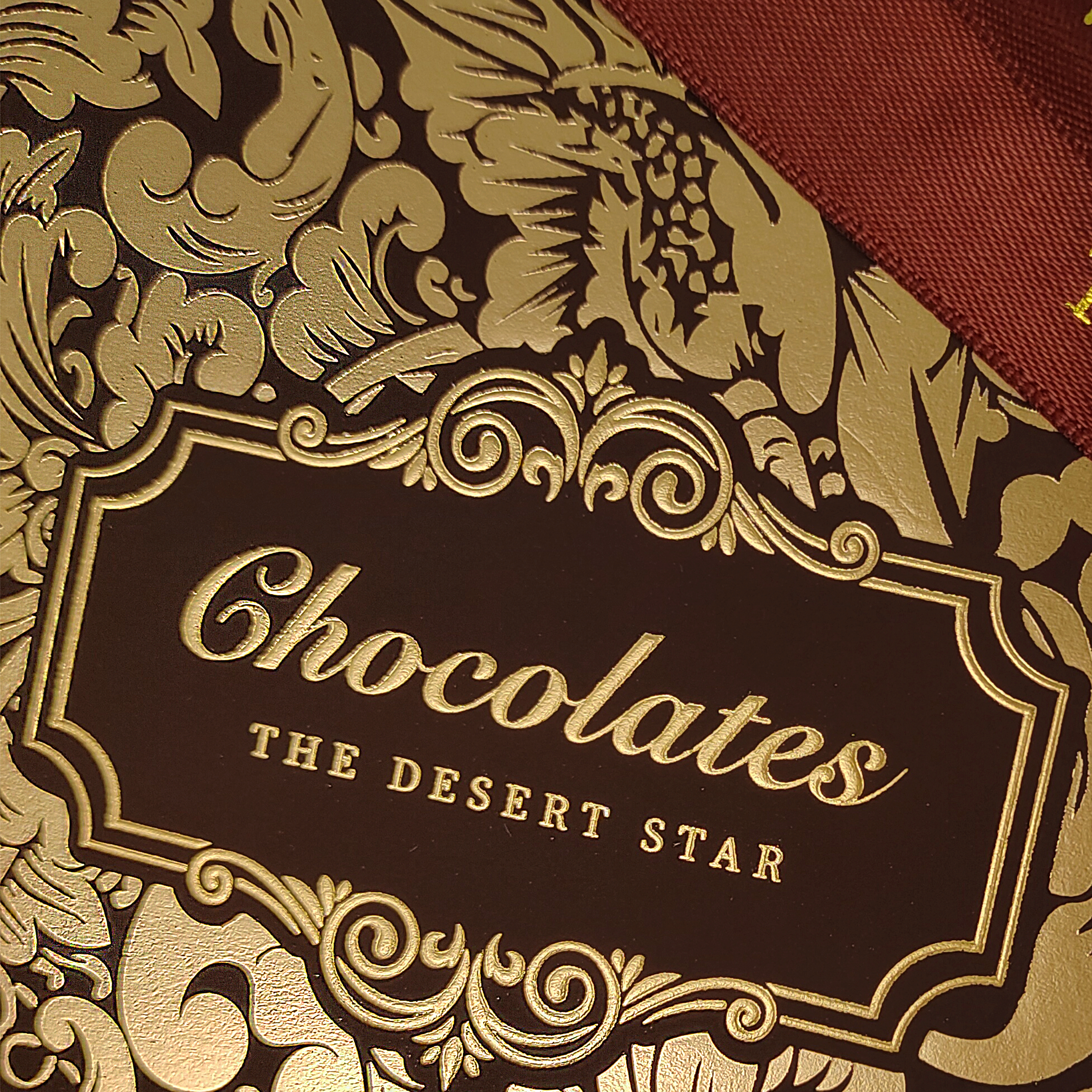 chocolate present box