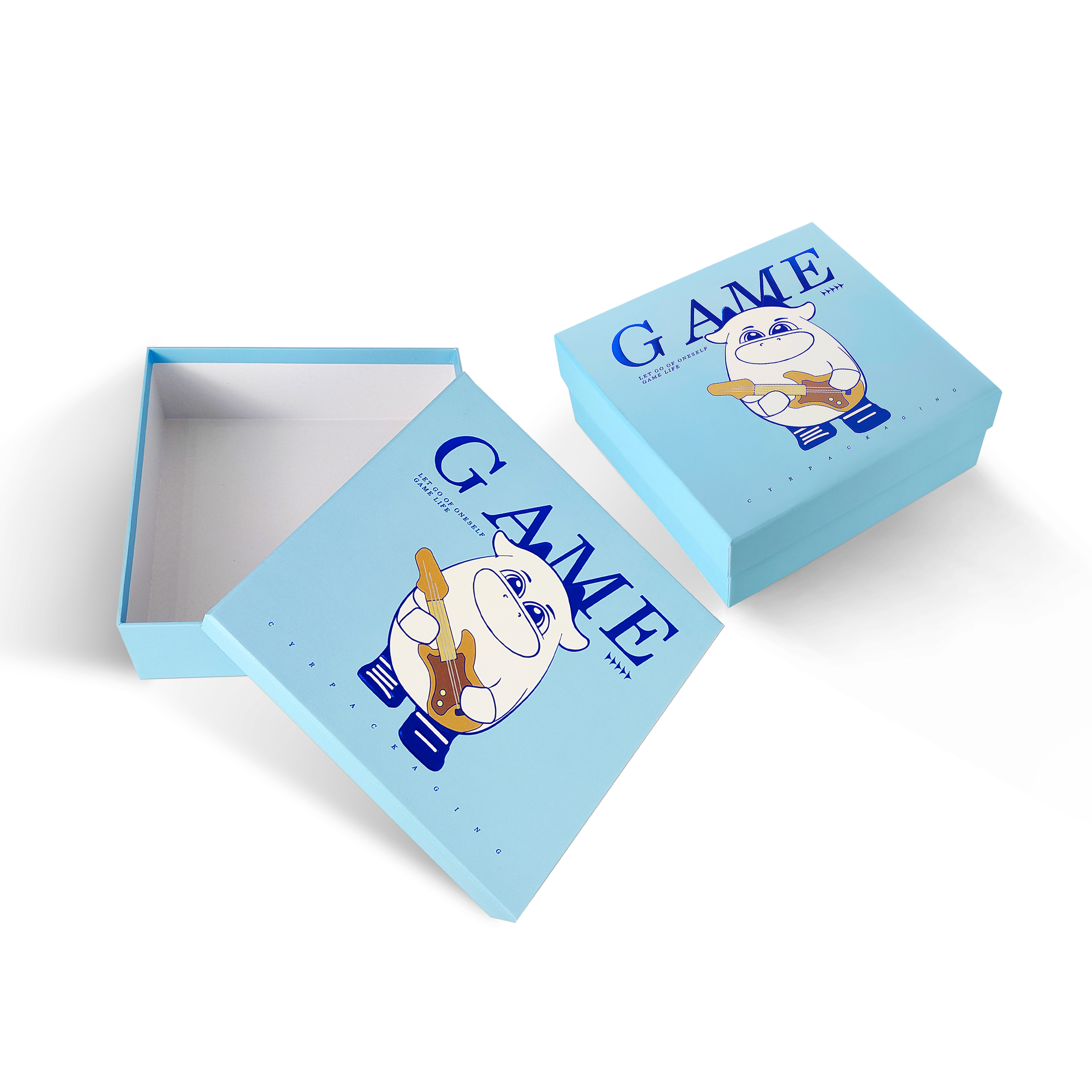 Personalised Paper Box With Lid For Gift