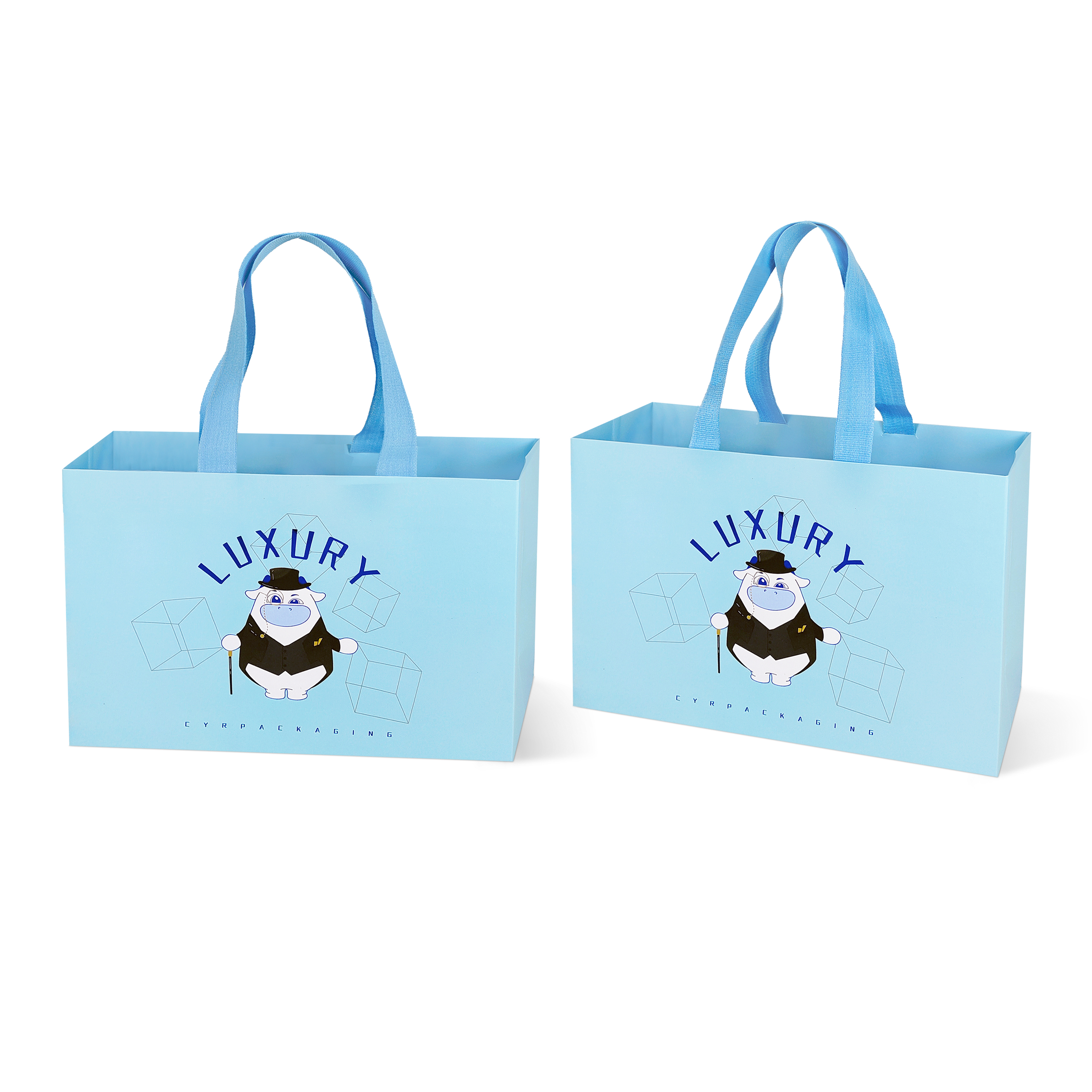 Personalised Carrier Shopping Bag With Handle