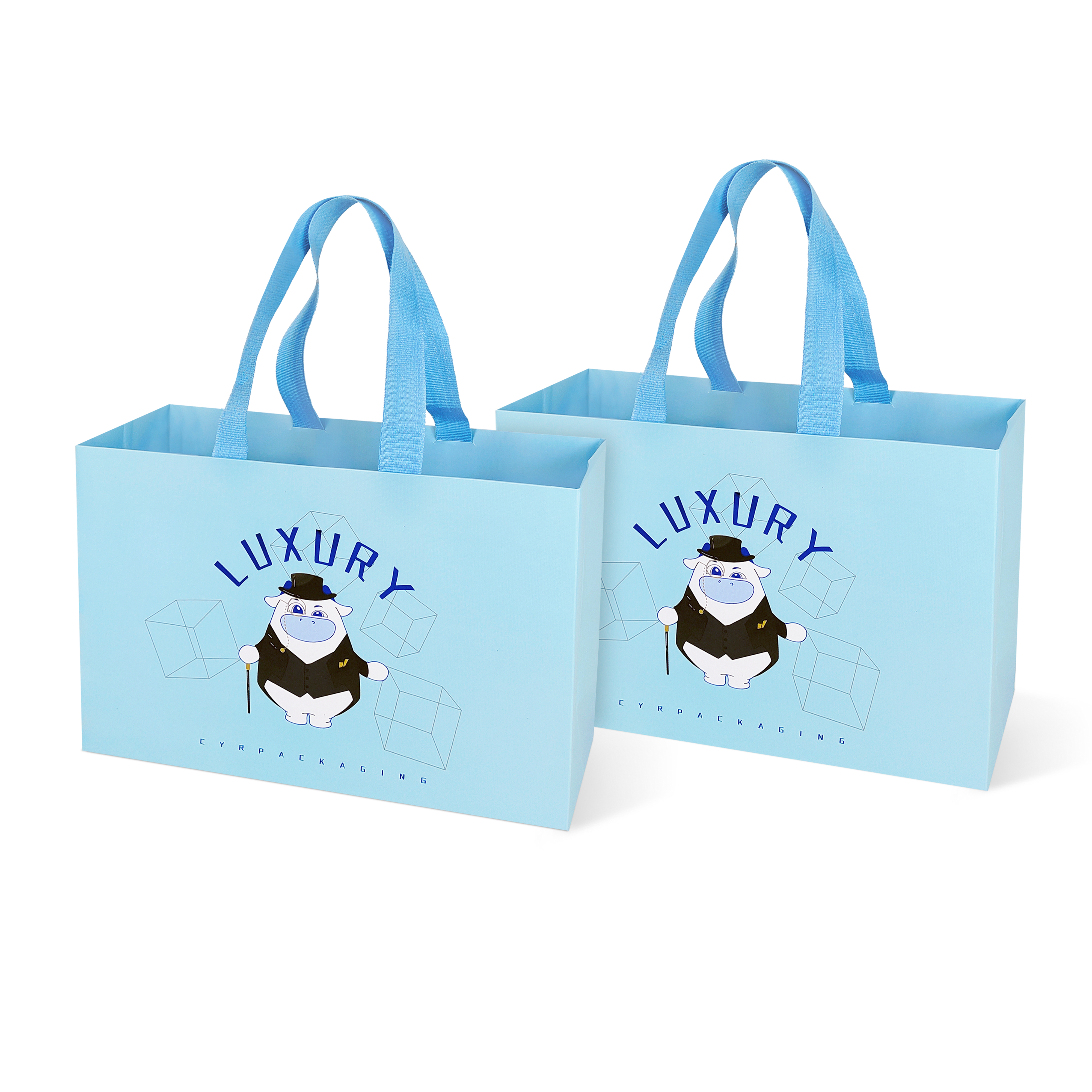 Personalised Carrier Shopping Bag With Handle