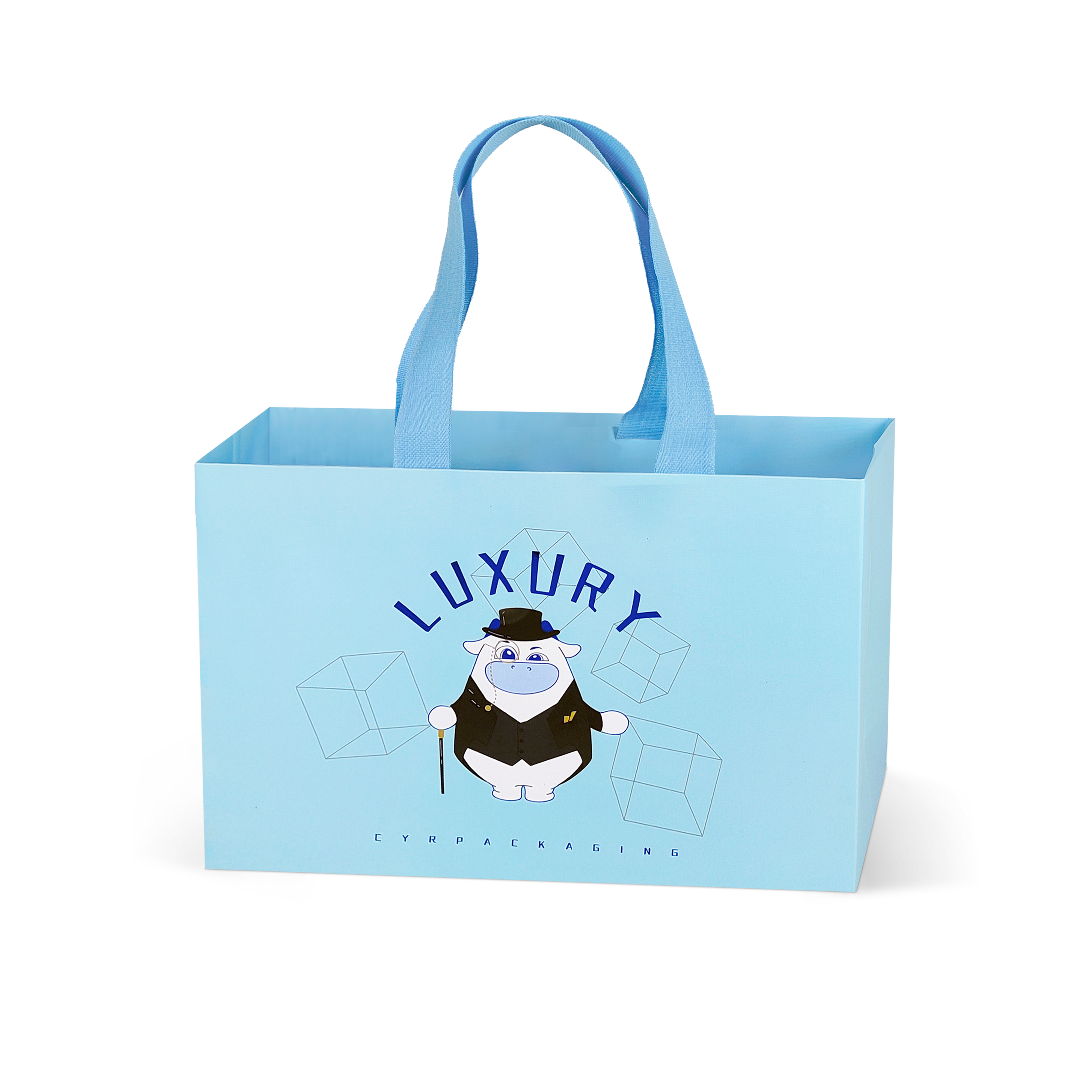 Personalised Carrier Shopping Bag With Handle