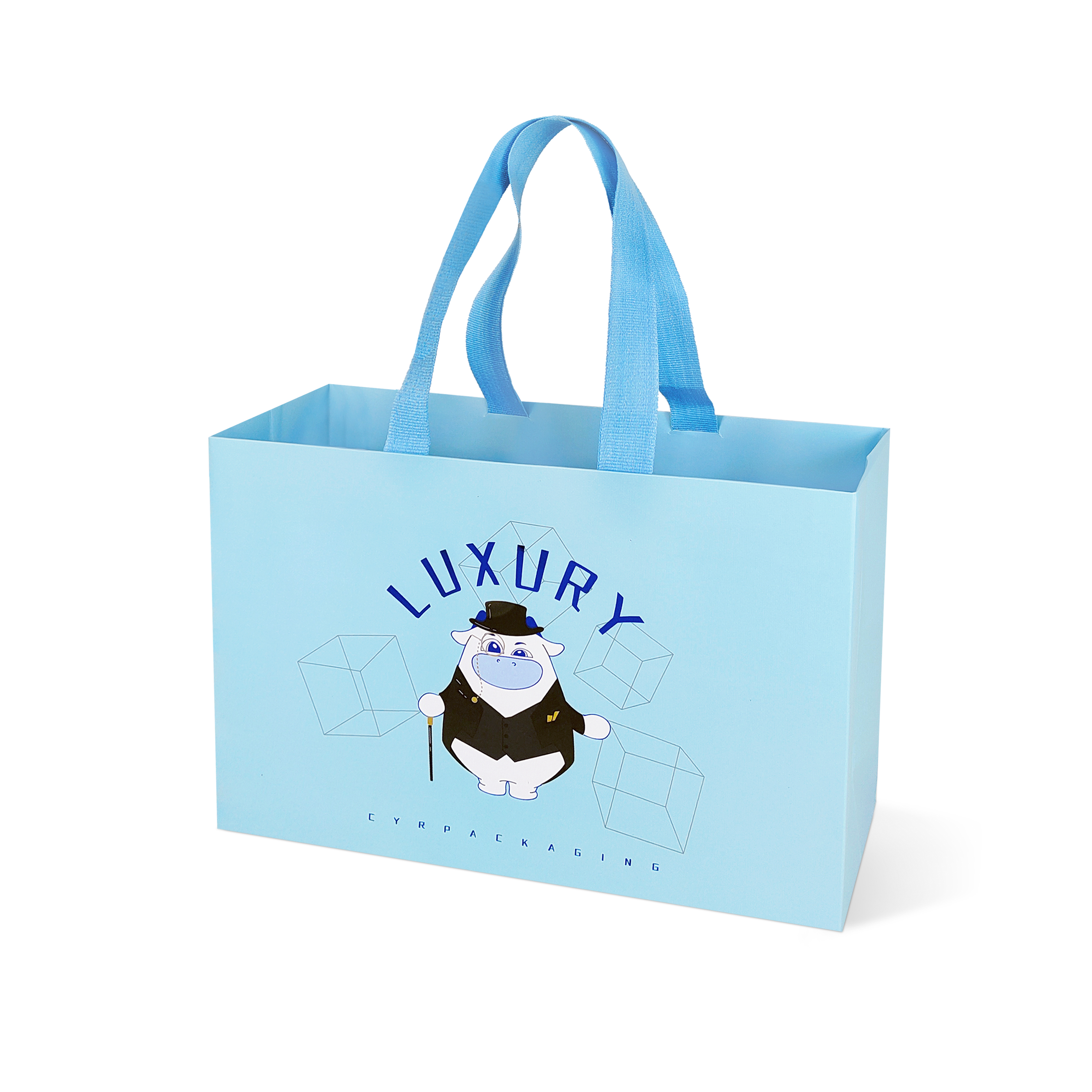 Personalised Carrier Shopping Bag With Handle